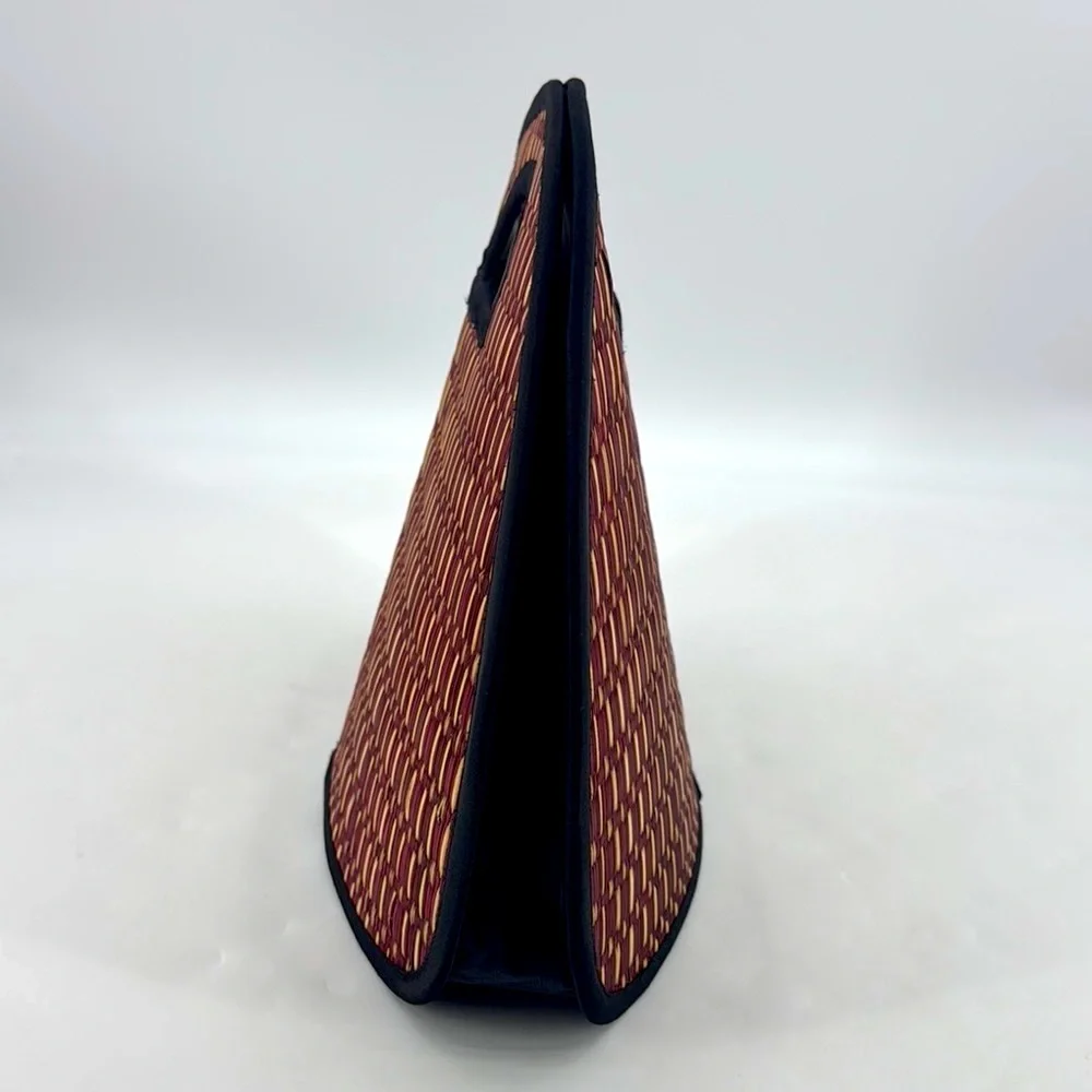 Baskets Of Cambodia NEW Tatami Grass Woven Handmade Oval Purse NWOT